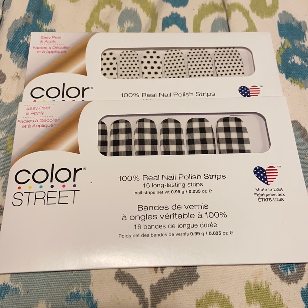 Color Street Polka Dot Com and Plaid About You